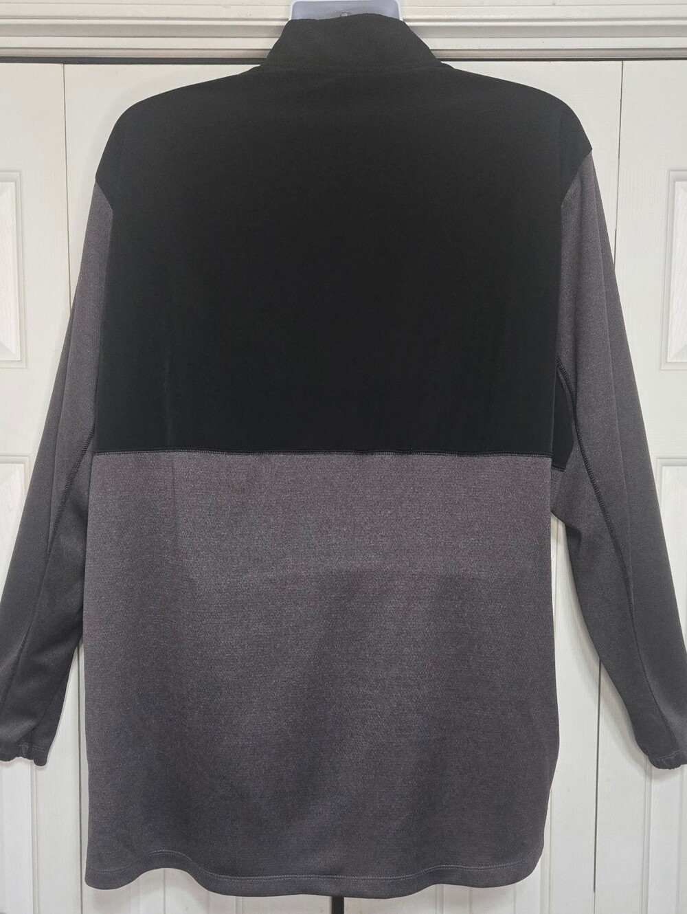 Nike Golf Dri Fit Carolina Panthers 1/4 Zip Pullover Gray Mens 3XL NFL Jacket - Picture 3 of 11